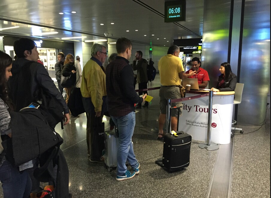 受け付けカウンター