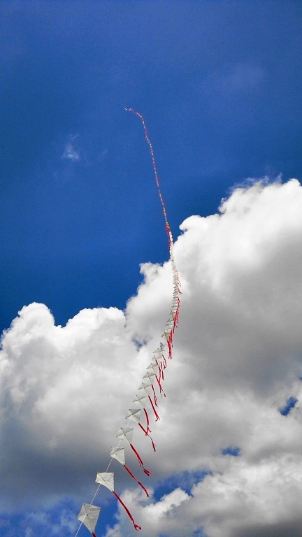 沖縄で500連凧をあげることに成功！s正文祭