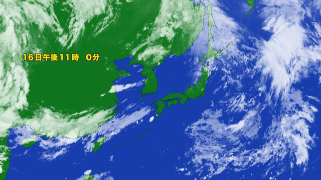 気象 衛星 の 雲 画像