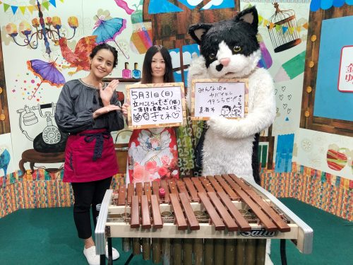 落語と音楽の二人会　むぎ（猫）さん