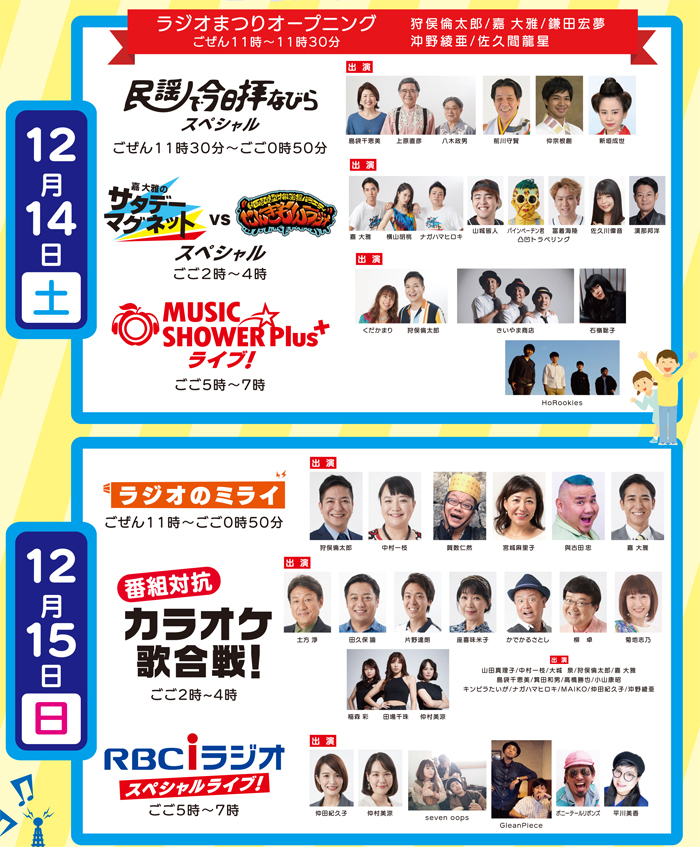 ラジオまつり2019 プログラム