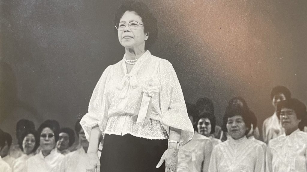 沖縄音楽の母 金井喜久子物語~復帰50年 五線譜に込めた思い~ | RBC 沖縄音楽の母 金井喜久子物語~復帰50年 五線譜に込めた思い~ | RBC